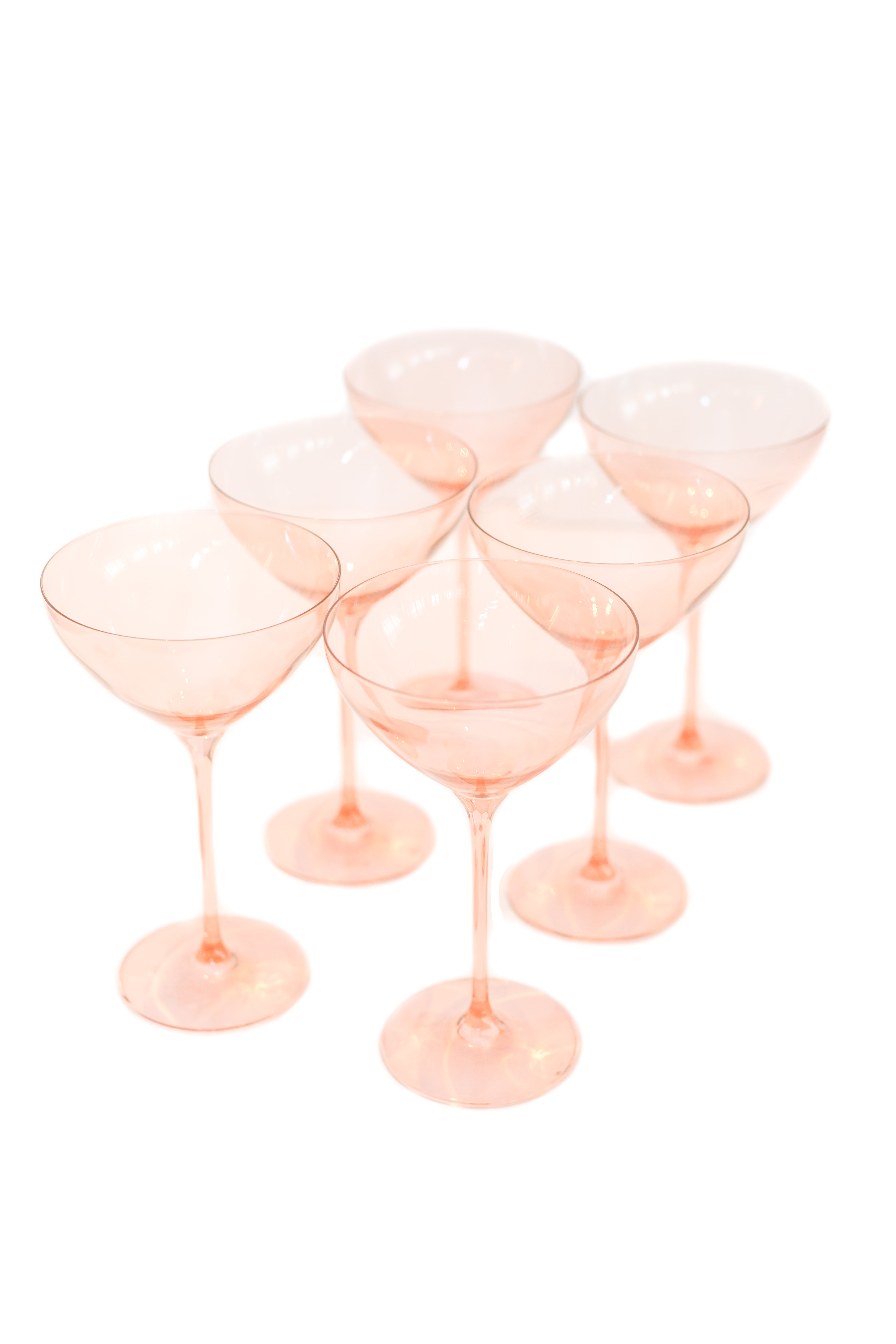 Wide - rimmed Minimalist Stemmed Martini Glass Set of 6
