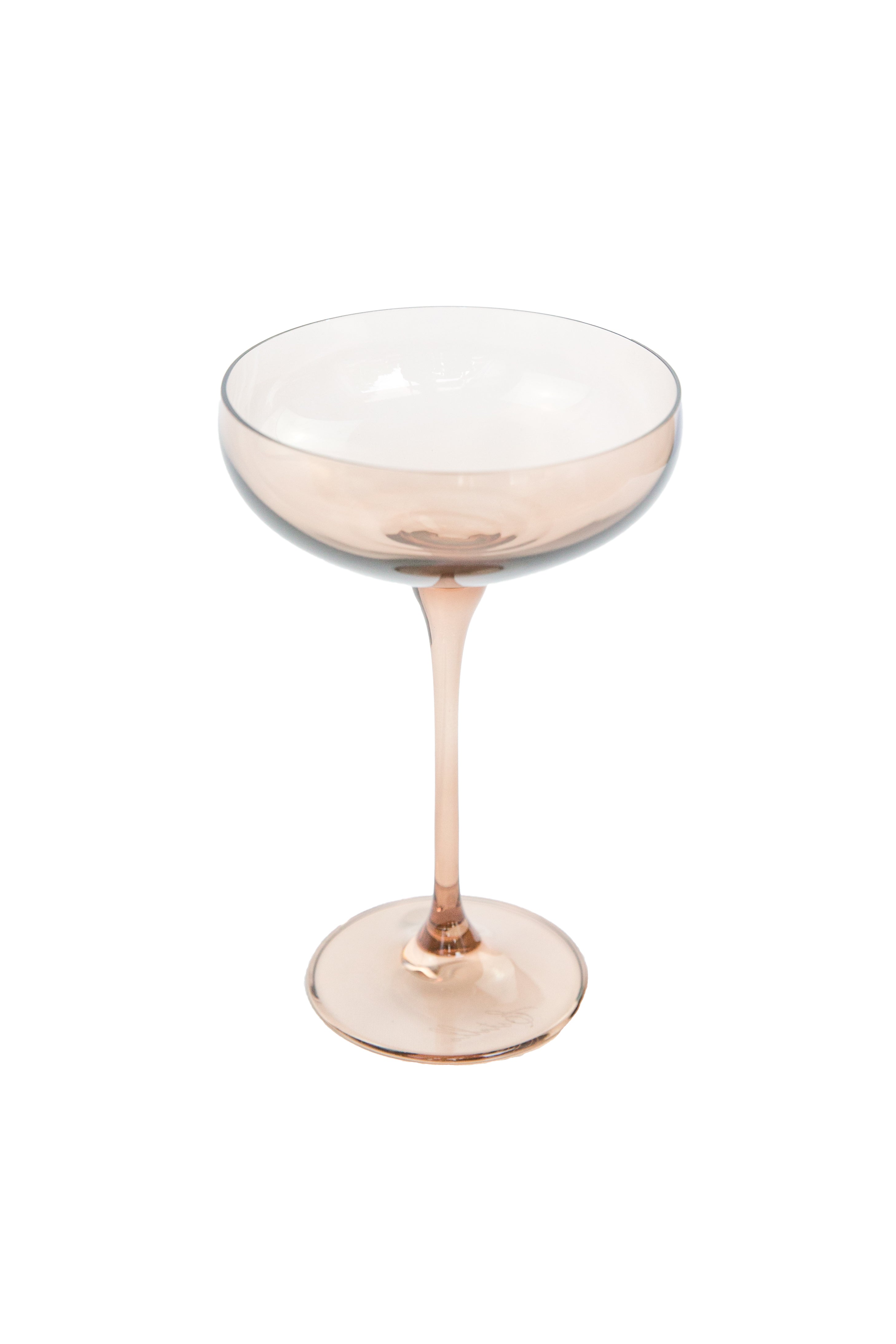 Tapered Stemmed Champagne Coupe Glass Set