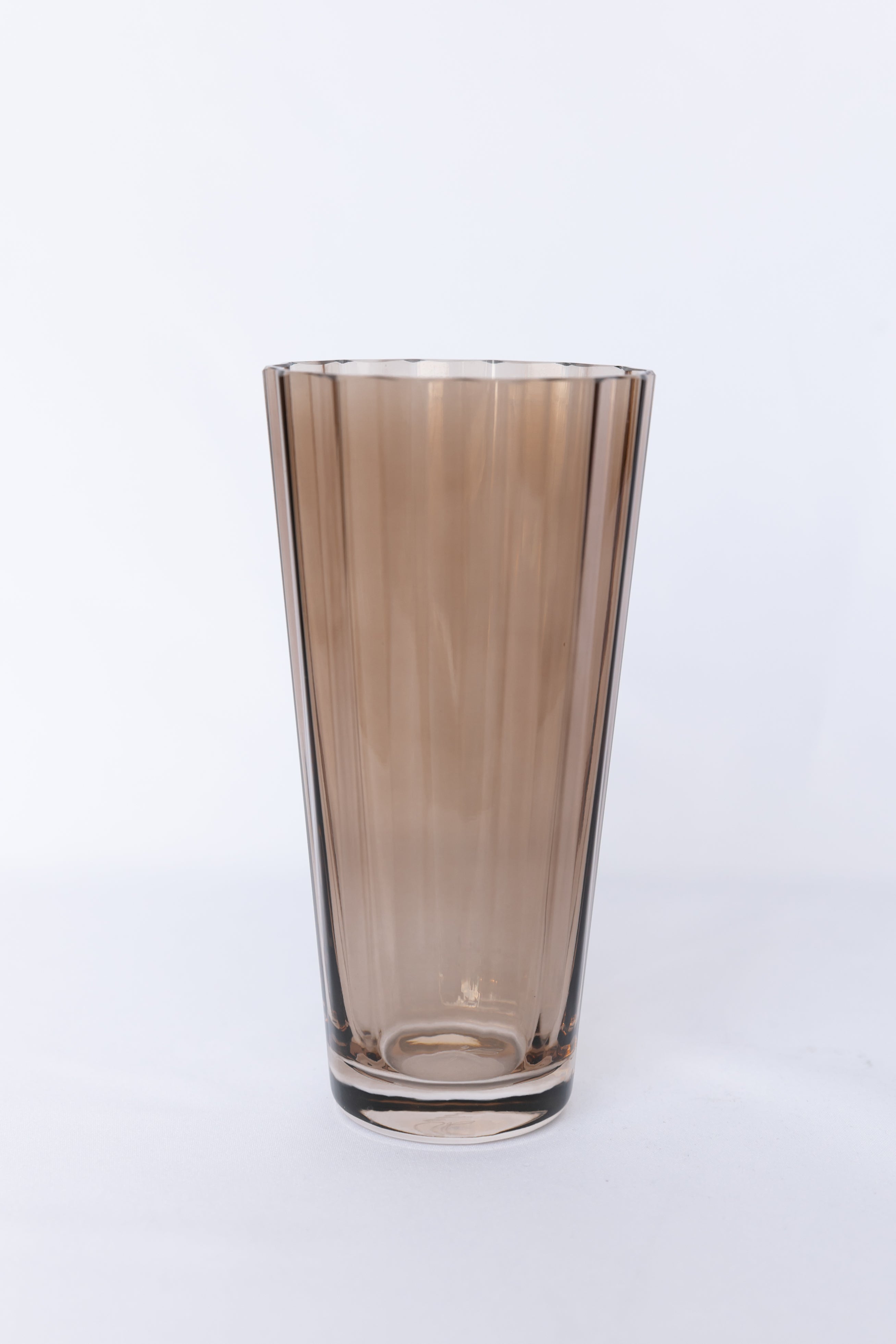 Geometric-fluted Scalloped-Rim Tall Glass Set of 6