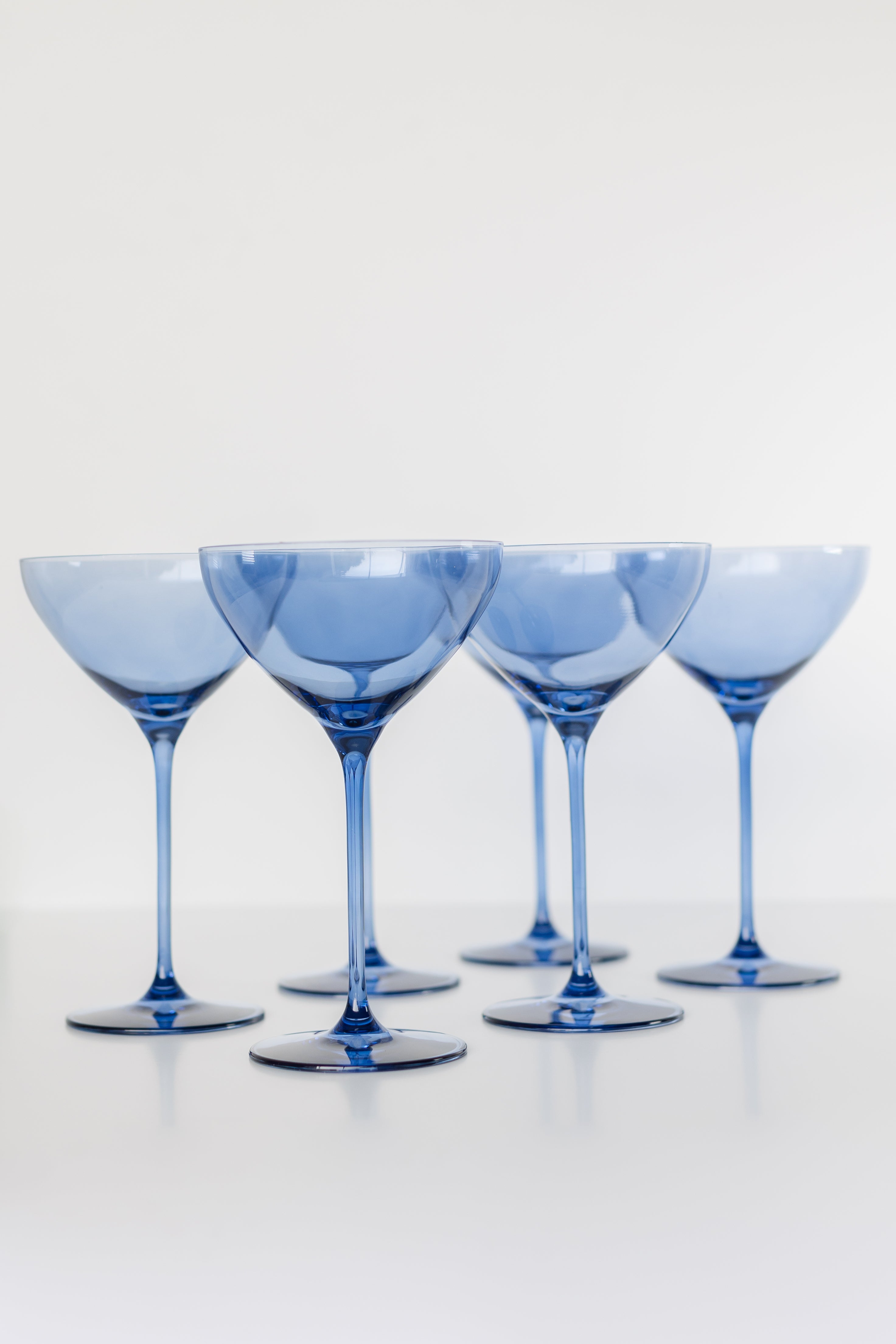Seamless-tapered Minimalist Martini Coupe Glass Set of 6