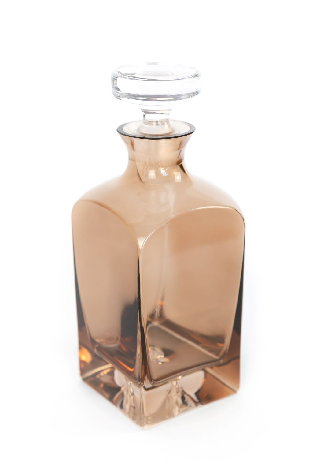 Rounded Rectangle Glass Decanter