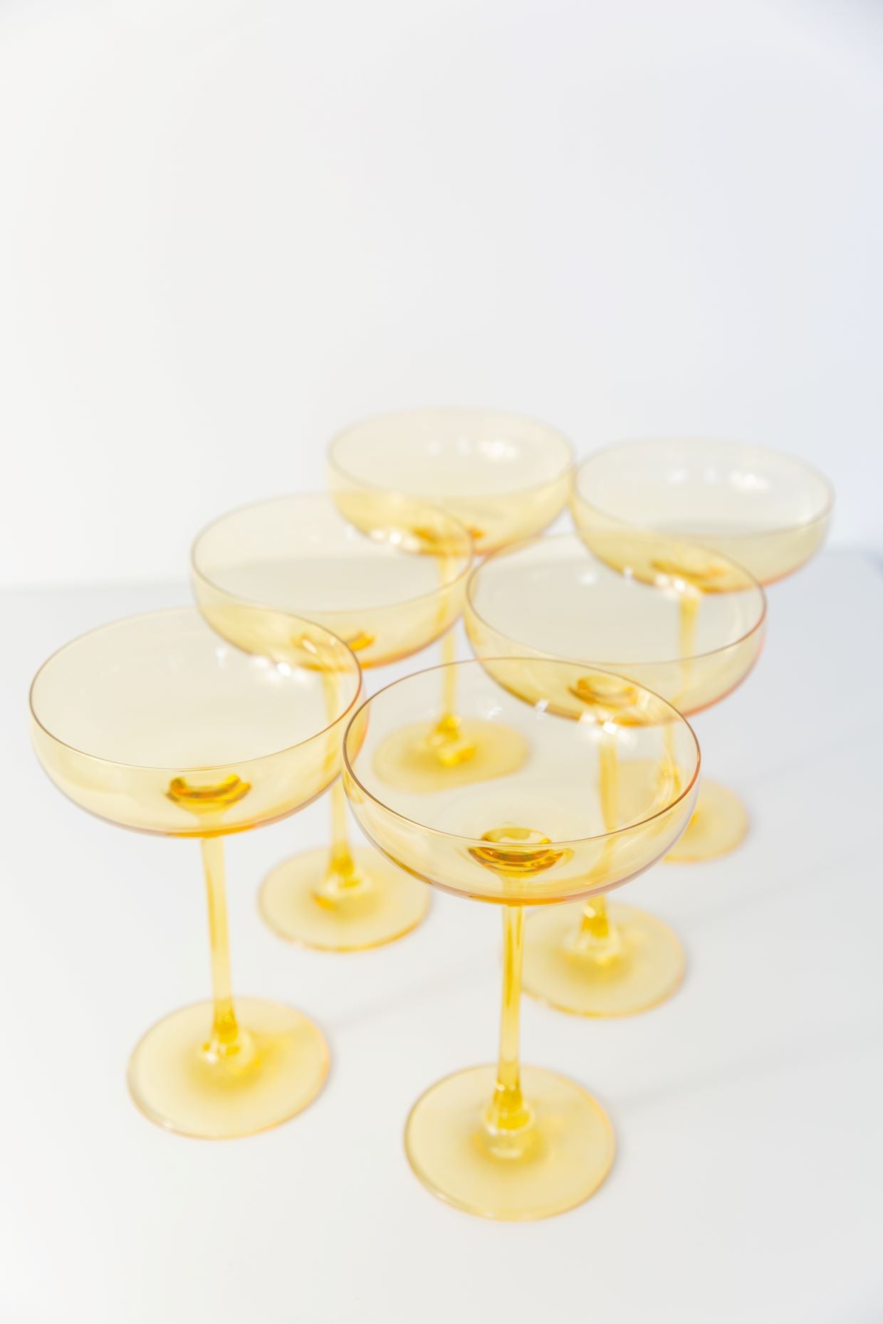 Seamless Classic Champagne Coupe Glass Set of 6