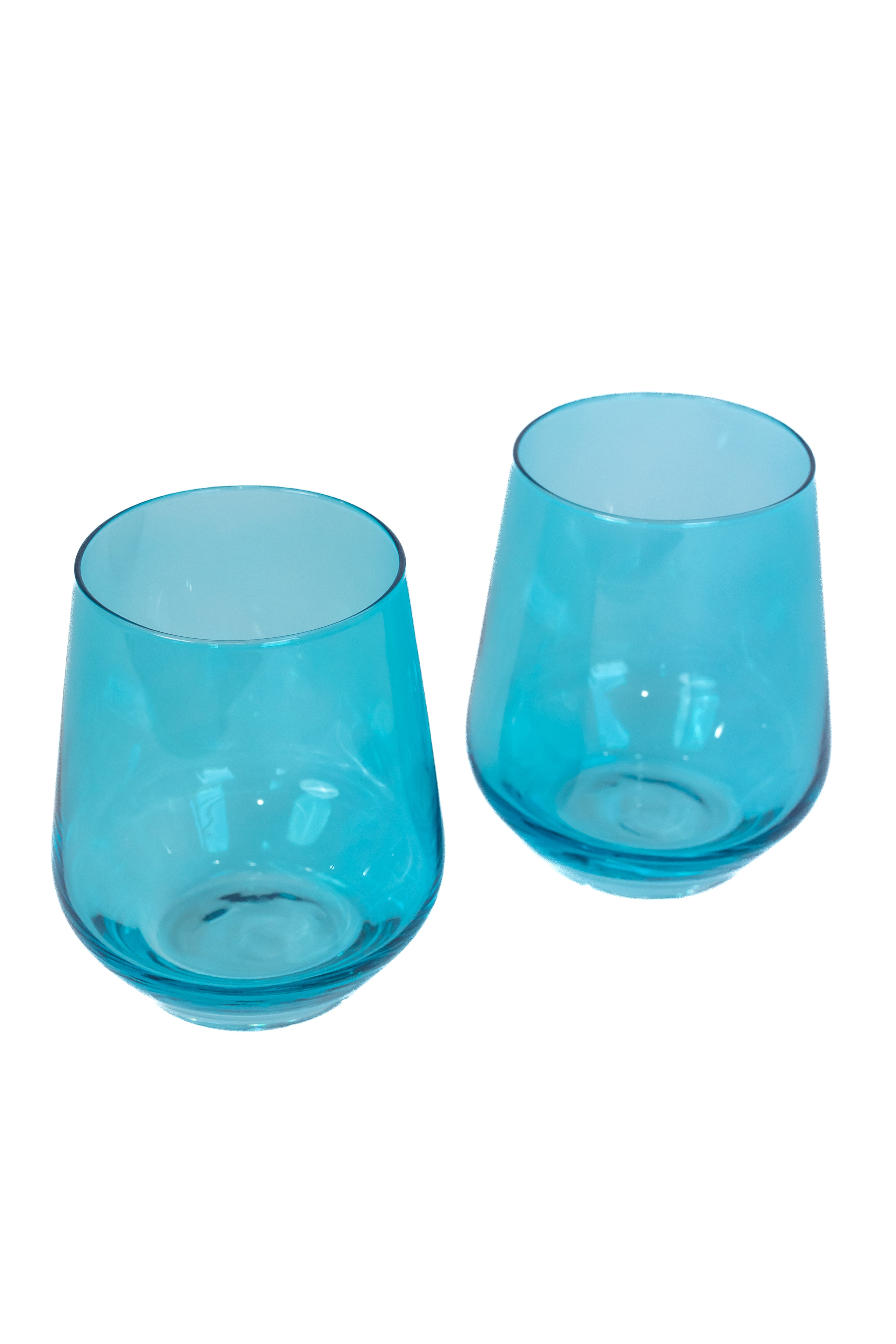 Flared-Rim Modern Drinking Glass Set of 2