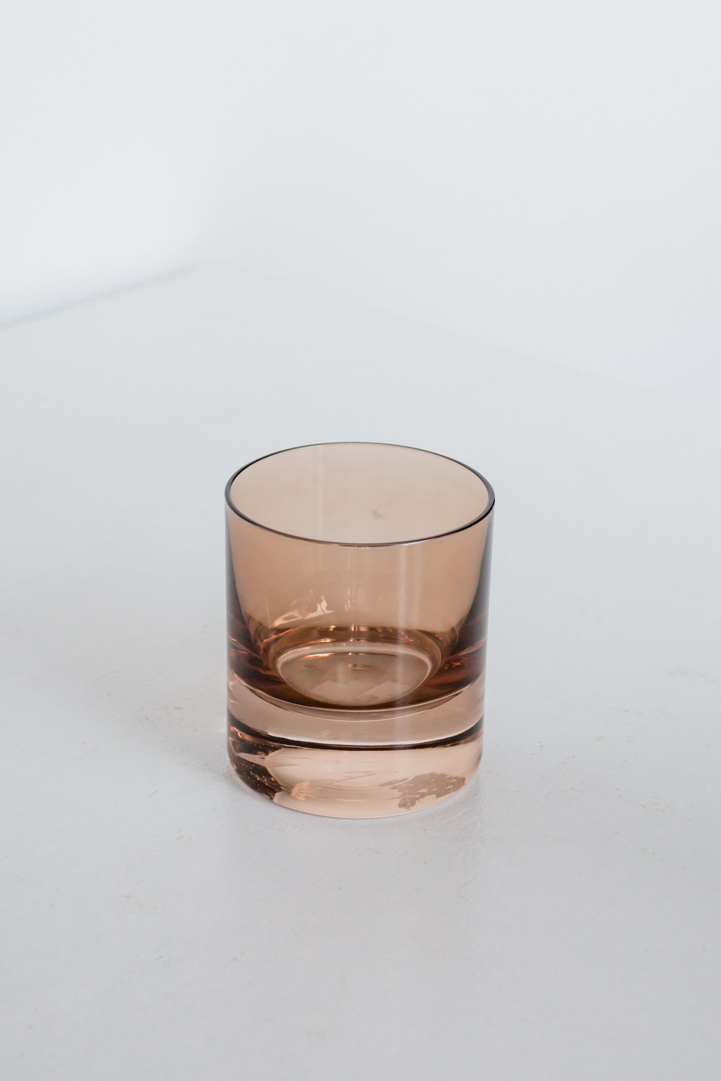 Minimalist Thick-Base Cylindrical Drinking Glass Set of 6