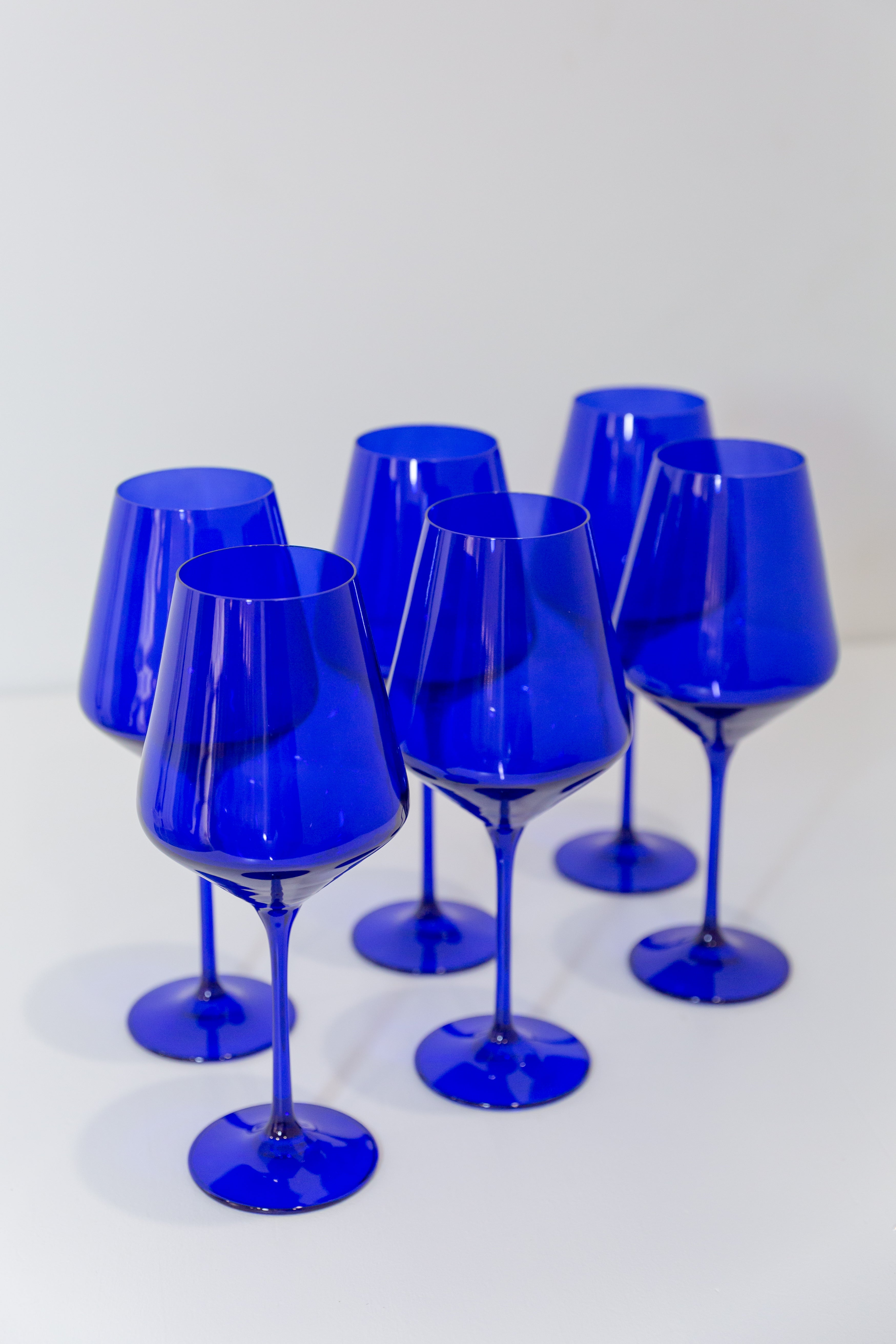 Minimalist Stemmed Wine Glass Set of 6