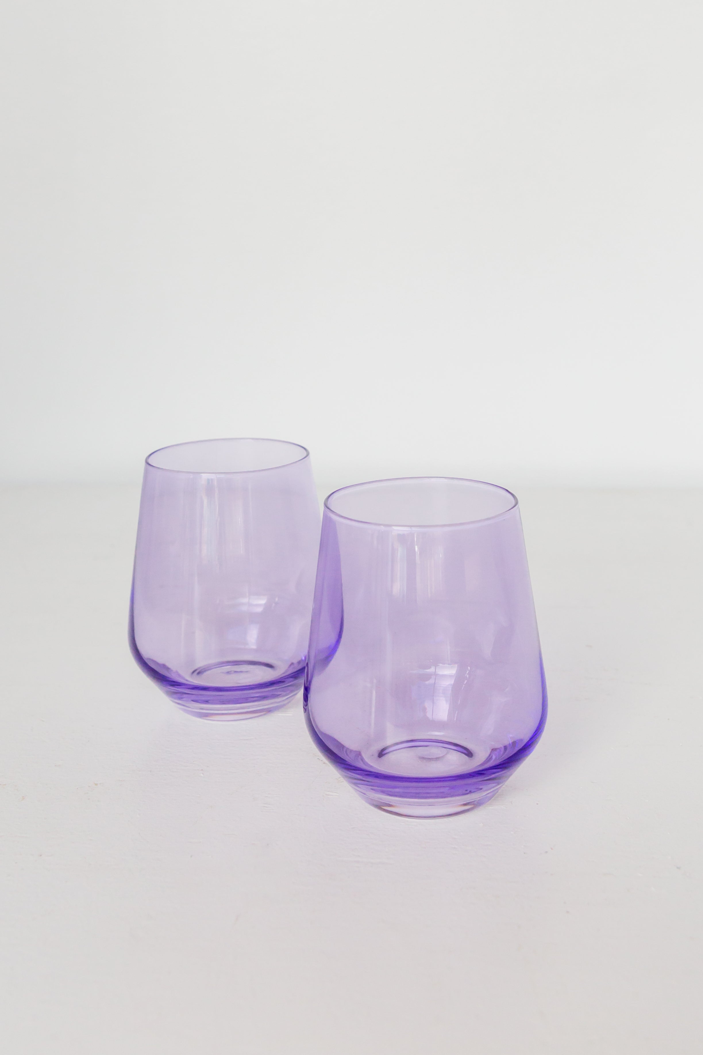 Balloon-shaped Stemless Wine Glass Set