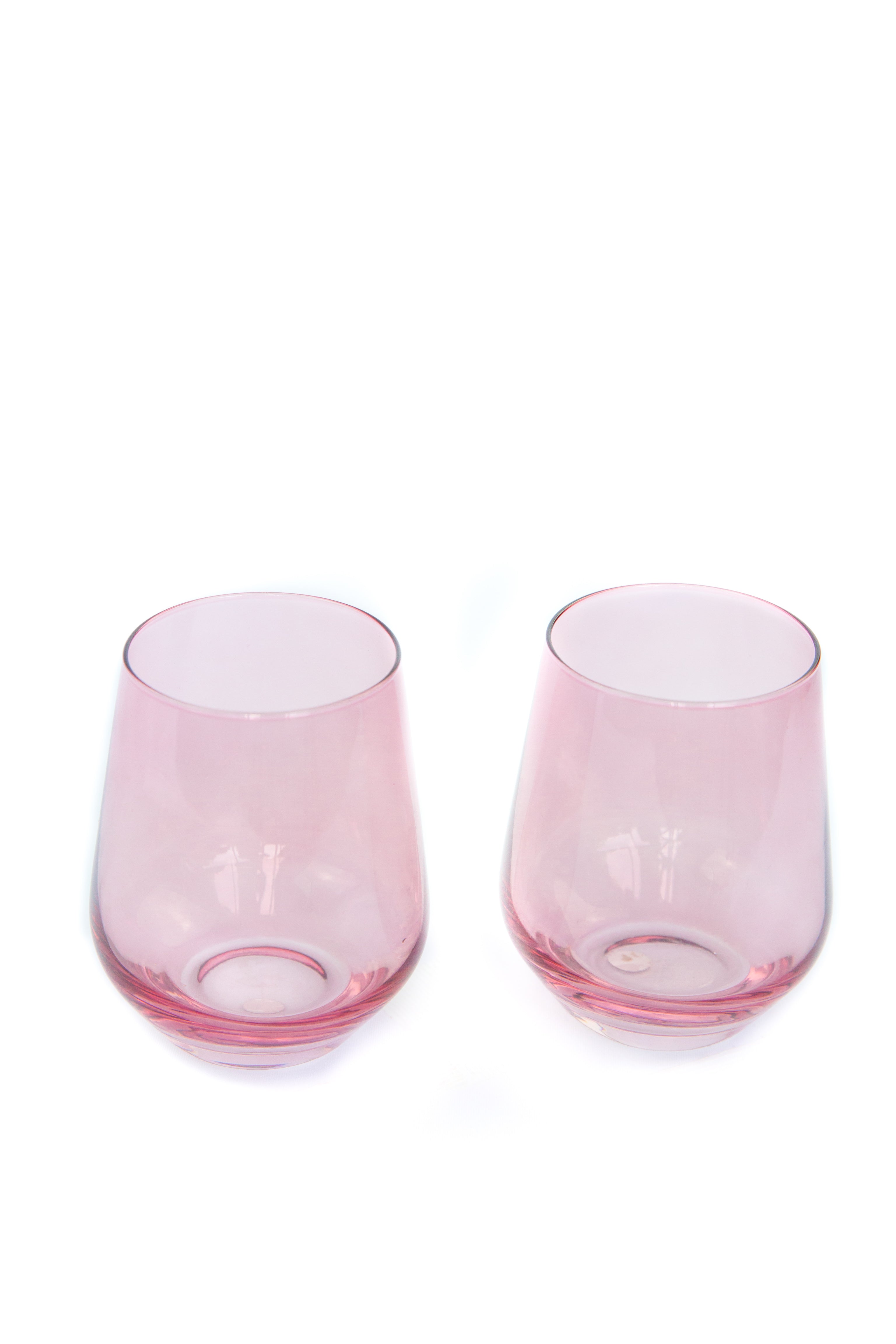Smooth-curved Wide - based Drinking Glass Set of 2