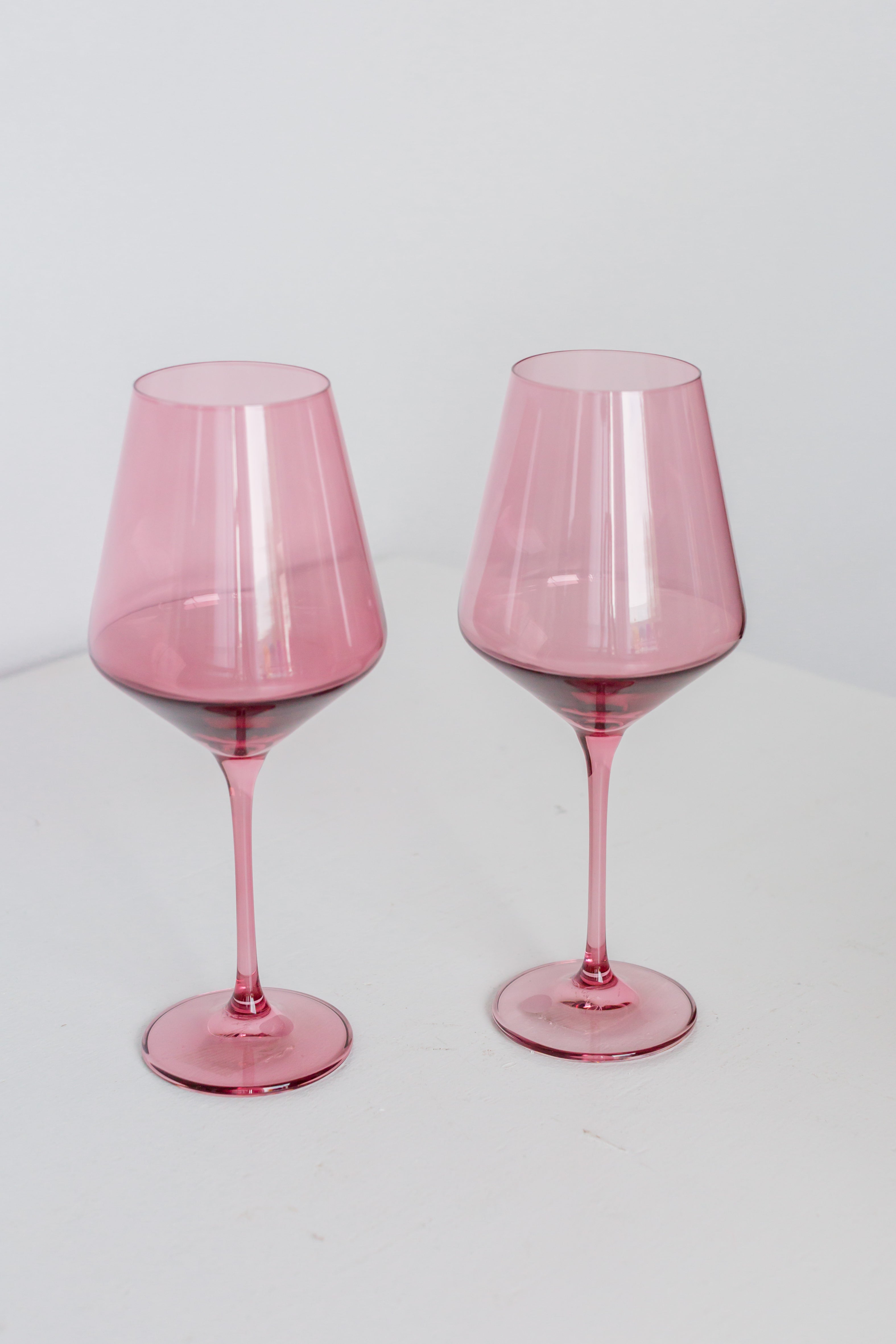 Minimalist Stemmed Wine Glass Set