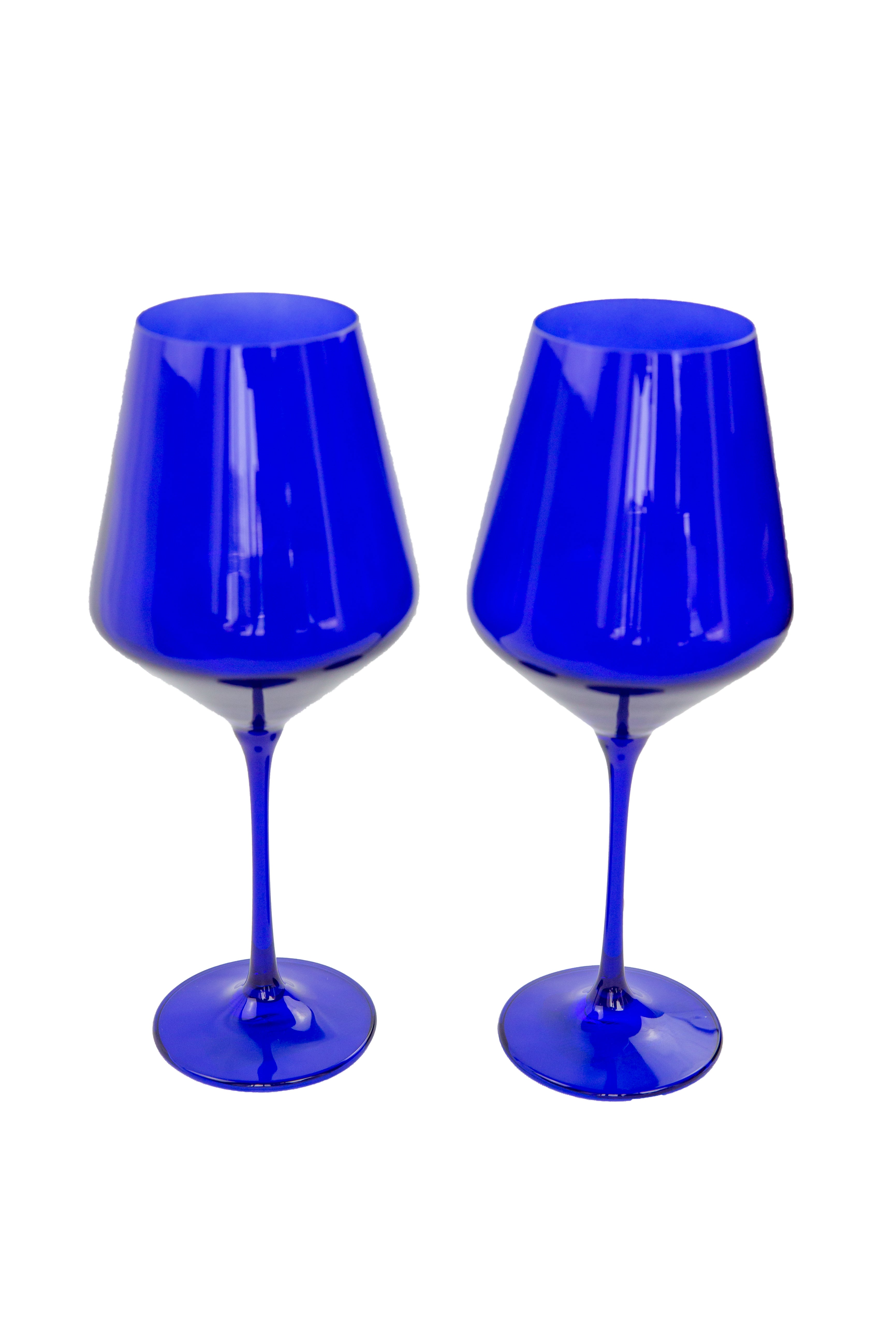 Minimalist Truncated-cone Stemmed Wine Glass Set of 2