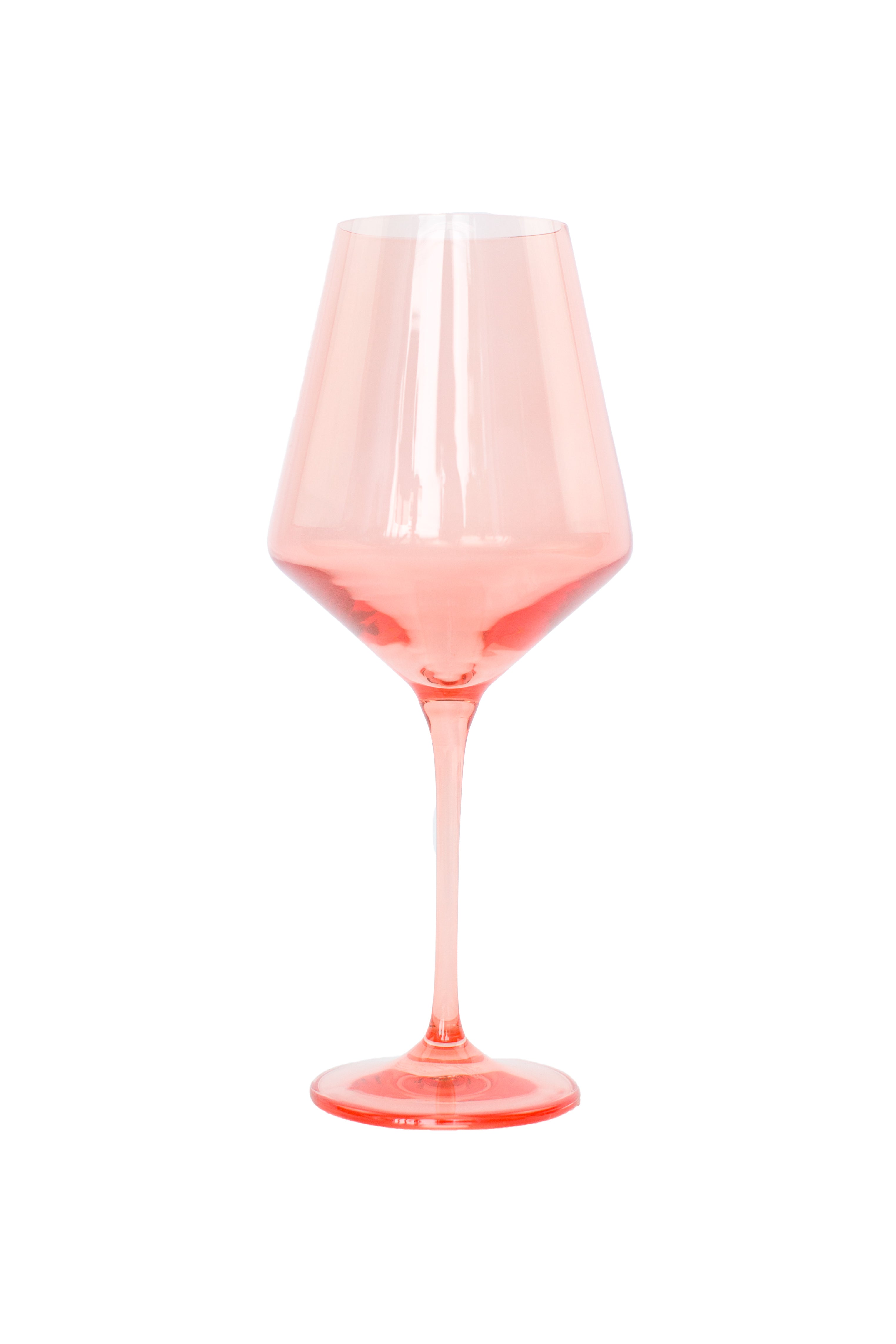 Hourglass-shaped Tapered Stemmed Wine Glass Set